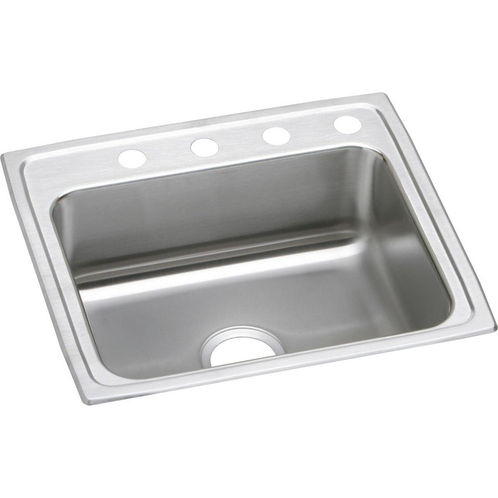 Elkay Lustertone Classic LRAD2521553 Single Bowl Drop-In Stainless Steel ADA Sink