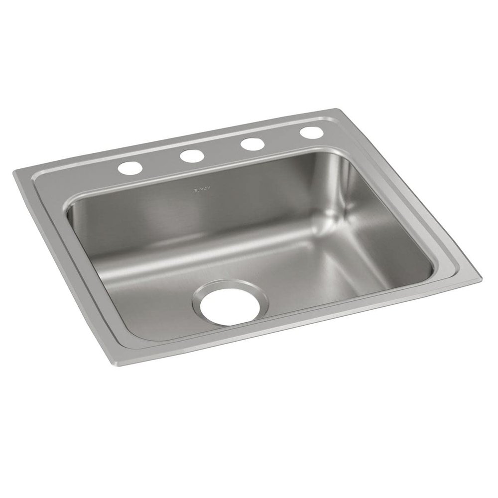 Elkay Lustertone Classic LRAD2219654 Single Bowl Drop-In Stainless Steel ADA Sink