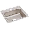 Elkay LR22191 Lustertone Classic Single Bowl Drop-in Stainless Steel Sink view 3