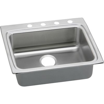 Elkay Lustertone Classic LRAD2522603 Single Bowl Drop-In Stainless Steel ADA Sink