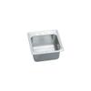 Elkao|#Elkay DLRQ1919103 18 Gauge St. Steel 19.5 Inch x 19 Inch x 10.125 Inch single Bowl Top Mount Laundry/Utility Sink 3Hole, view 1