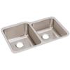 Elkay ELUH3120R Lustertone Classic Offset Double Bowl Undermount Stainless Steel Sink view 3