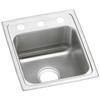 Elkay Celebrity PSR15173 Single Bowl Top Mount Stainless Steel Bar Sink view 1