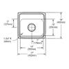 Elkay PSR17161 1-Hole Gourmet 16-Inch x 17-Inch Single Basin Drop-Inch Stainless Steel Kitchen Sink view 2