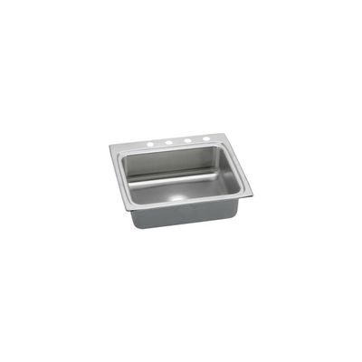 Elkay Gourmet LRQ25223 Single Bowl Top Mount Stainless Steel Sink