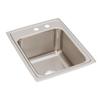 Elkay DLR172210MR2 18 Gauge Stainless Steel 17" x 22" x 10.12" Single Bwl Tp Mnt Kitchen Sink Lusterous Highlighted Satin view 1