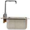 Elkay LH1720C 18 Gauge/17" x 20" x 7.62" Stainless Steel Single Bowl Top Mount Bathroom Sink Kit view 3