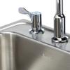 Elkay LH1720C 18 Gauge/17" x 20" x 7.62" Stainless Steel Single Bowl Top Mount Bathroom Sink Kit view 4