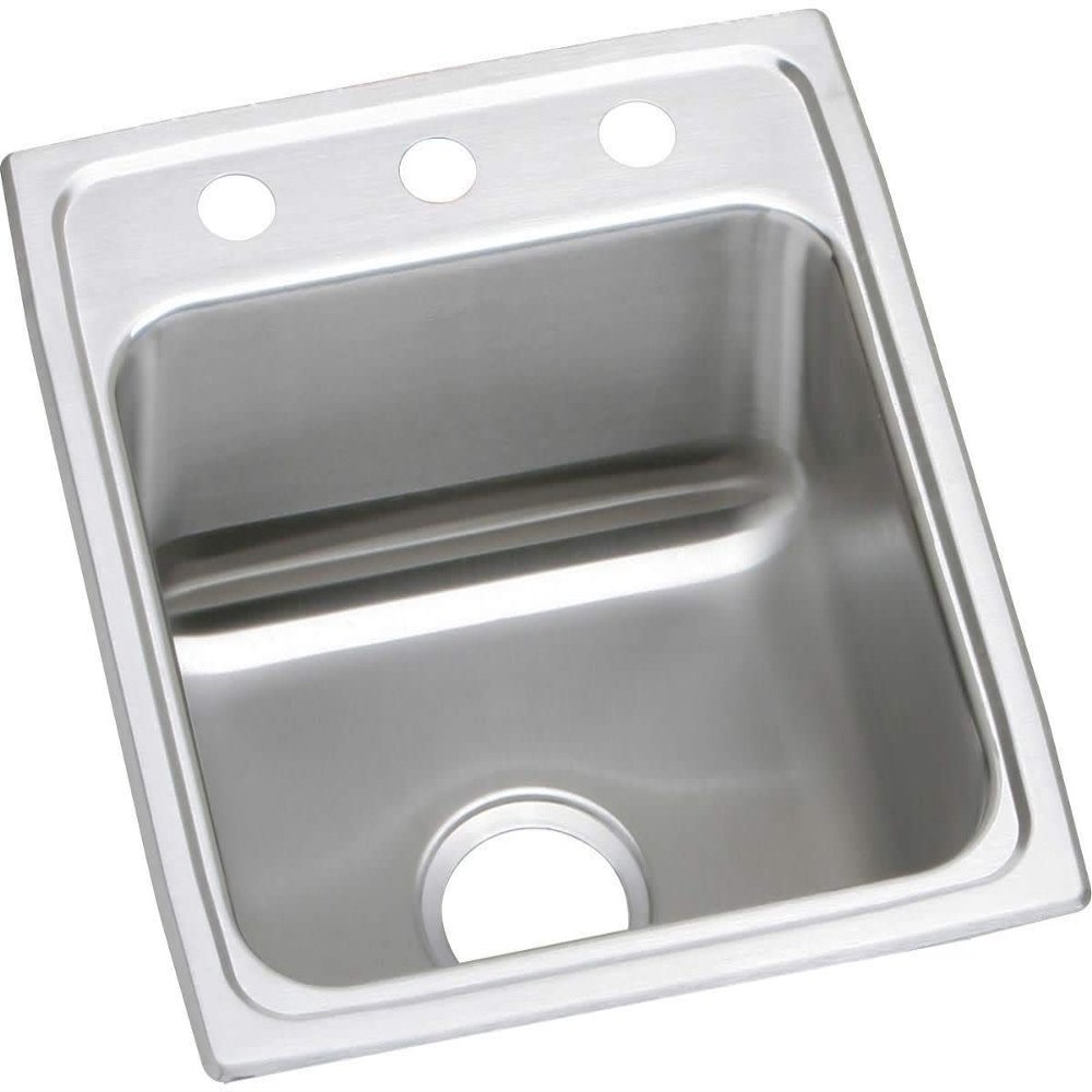 Elkay Lustertone Classic LRAD1720551 Single Bowl Drop-In Stainless Steel ADA Sink