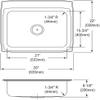 Elkay Lustertone Classic LR25222 Single Bowl Drop-In Stainless Steel Sink view 2