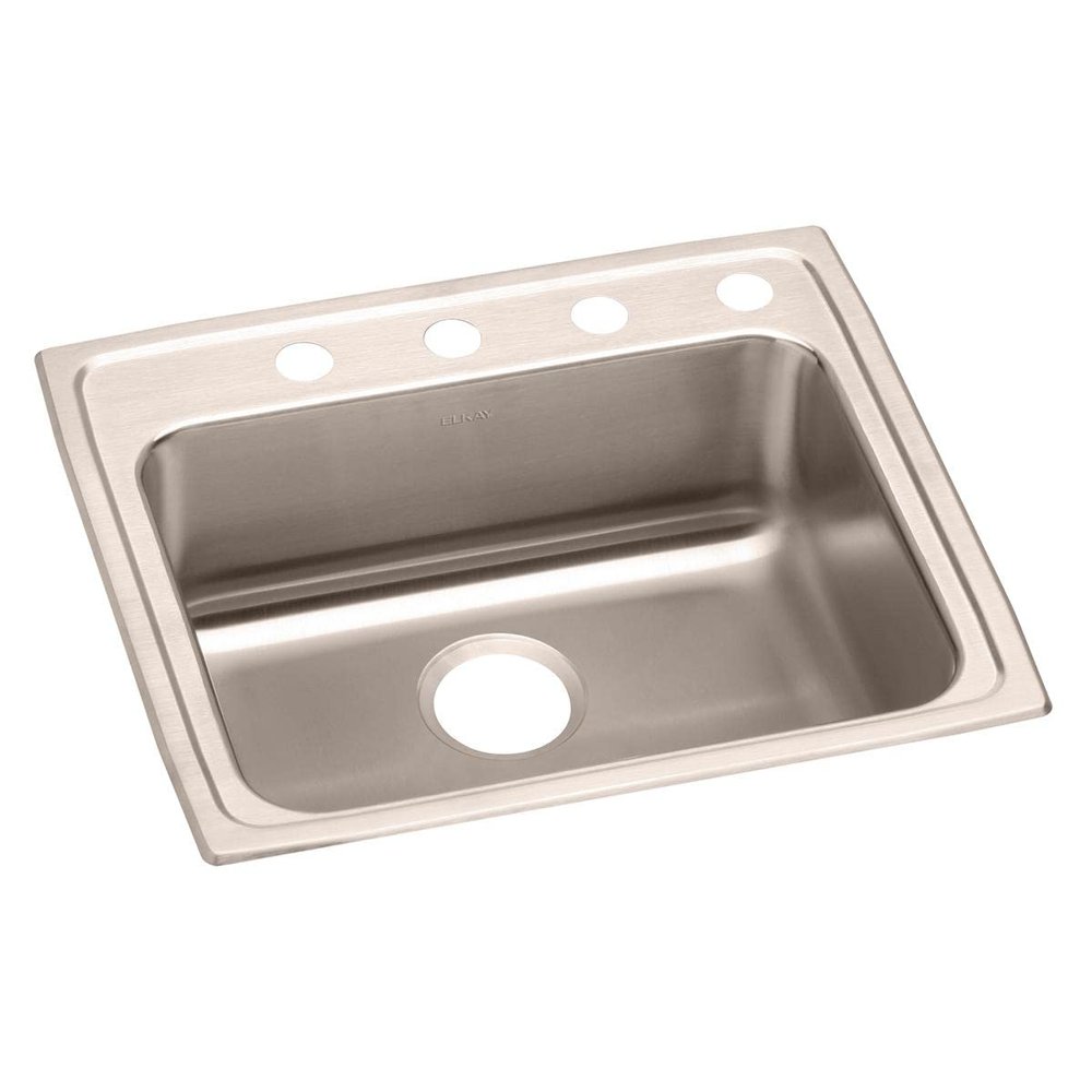 Elkay Lustertone Classic LRAD2219554 Single Bowl Drop-In Stainless Steel ADA Sink