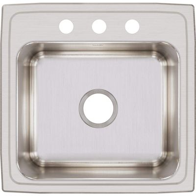 Elkay Lustertone DLR1919103 Single Bowl Top Mount Stainless Steel Laundry Sink