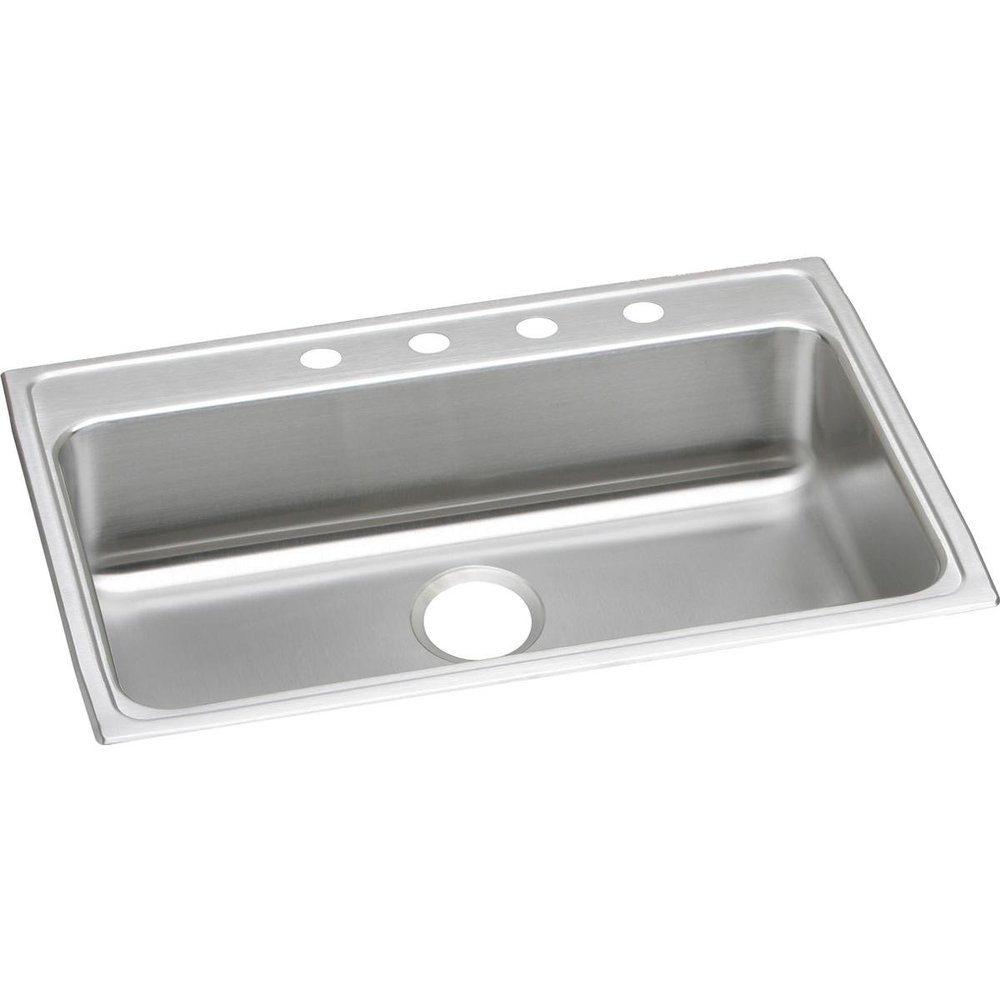 Elkay Lustertone Classic LRAD3122653 Single Bowl Drop-in Stainless Steel ADA Sink