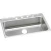 Elkay Lustertone Classic LRAD3122653 Single Bowl Drop-in Stainless Steel ADA Sink view 1