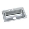 Elkay GECR25214 Celebrity Single Bowl Drop-in Stainless Steel Sink, Brushed Satin view 1
