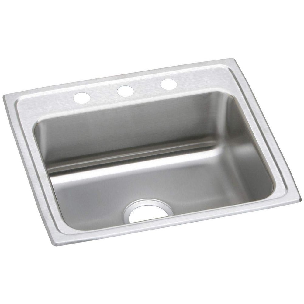 Elkay Celebrity PSR25223 Single Bowl Top Mount Stainless Steel Sink
