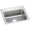 Elkay Celebrity PSR25223 Single Bowl Top Mount Stainless Steel Sink view 1