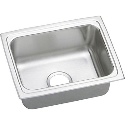 Elkay brand DLFR251910 Lustertone Deep Bowl Single Basin Kitchen sink