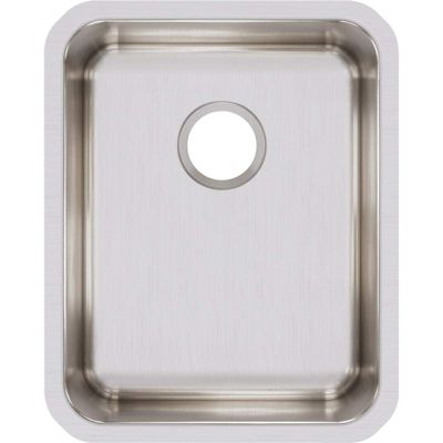 Elkay ELUH1418 Lustertone Classic Single Bowl Undermount Stainless Steel Sink