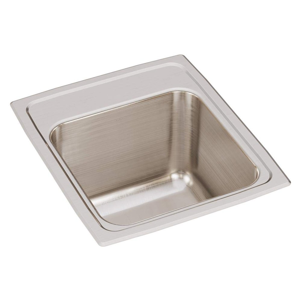 Elkay DLR1517100 18Gauge Stainless Steel 15" x 17.5" x 10" Single Bowl Top Mount Kitchen Sink