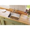 Elkay Lustertone DLR2522101 Single Bowl Top Mount Stainless Steel Sink, 30 view 2