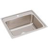 Elkay Lustertone DLR2522101 Single Bowl Top Mount Stainless Steel Sink, 30 view 3