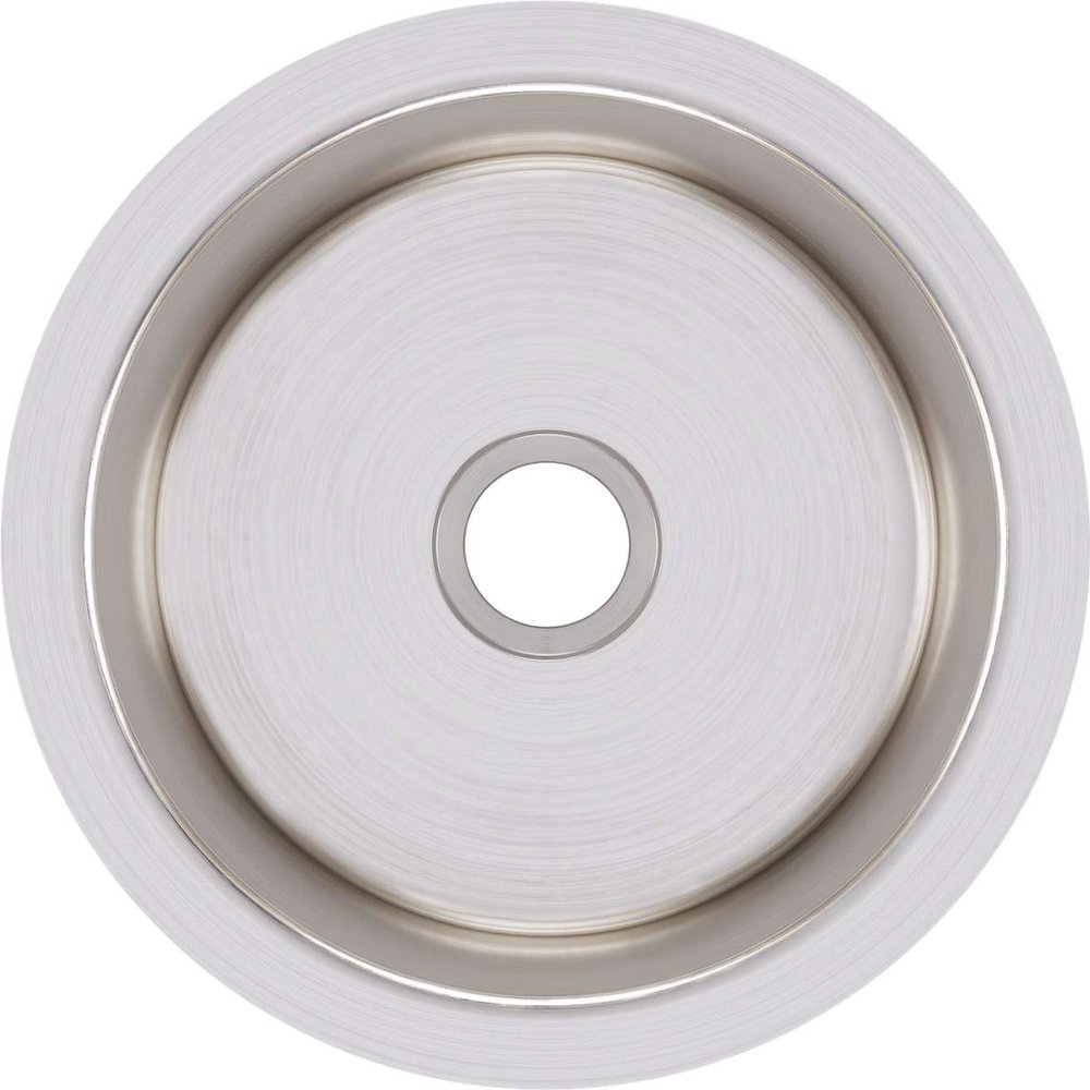 Elkay ELUH12FB Lustertone Classic Single Bowl Undermount Stainless Steel Sink