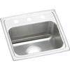 Elkay Lustertone Classic LRAD1716553 Single Bowl Drop-In Stainless Steel ADA Sink view 1