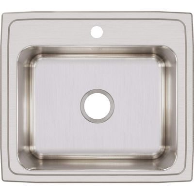 Elkay Lustertone DLR2219101 Single Bowl Top Mount Stainless Steel Sink