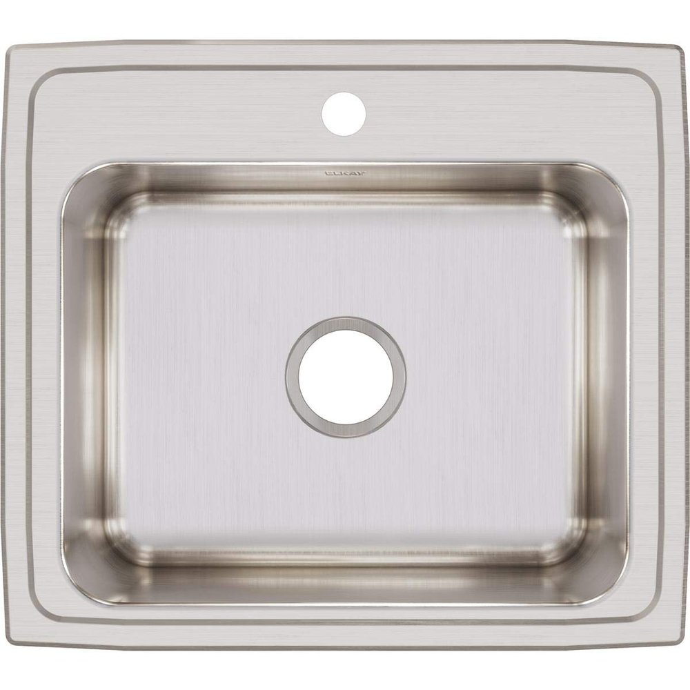 Elkay Lustertone DLR2219101 Single Bowl Top Mount Stainless Steel Sink