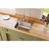 Elkay Lustertone DLR2219101 Single Bowl Top Mount Stainless Steel Sink view 2