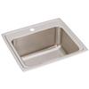 Elkay Lustertone DLR2219101 Single Bowl Top Mount Stainless Steel Sink view 3