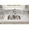 Elkay Lustertone ELUH311910R Offset 60/40 Double Bowl Undermount Stainless Steel Kitchen Sink view 2