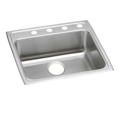 Elkay Lustertone Classic LRAD2222603 Single Bowl Drop-In Stainless Steel ADA Sink