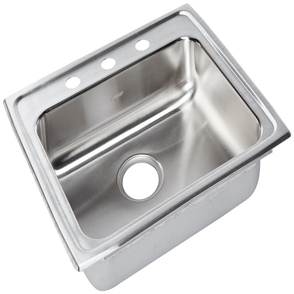 Elkay LRAD2219453 19.5" X 22" X 5" Lustertone ADA Compliant Bowl Single Basin