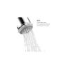 hansgrohe Clubmaster Easy Clean Modern Showerhead 3-Spray Full, Pulsating Massage, Soft spray with QuickClean in Polished Nickel, 2.5 GPM, 28496831 view 3