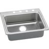 Elkay Lustertone Classic LRAD2522604 Single Bowl Drop-In Stainless Steel ADA Sink view 1