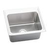 Elkay DLR2522102 2-Hole Gourmet Single Basin Drop-In Stainless Steel Kitchen Sink, 15-3/4-Inch x 25-Inch view 1