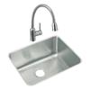 Elkay ELUH211510 Lustertone Classic Single Bowl Undermount Stainless Steel Sink view 2