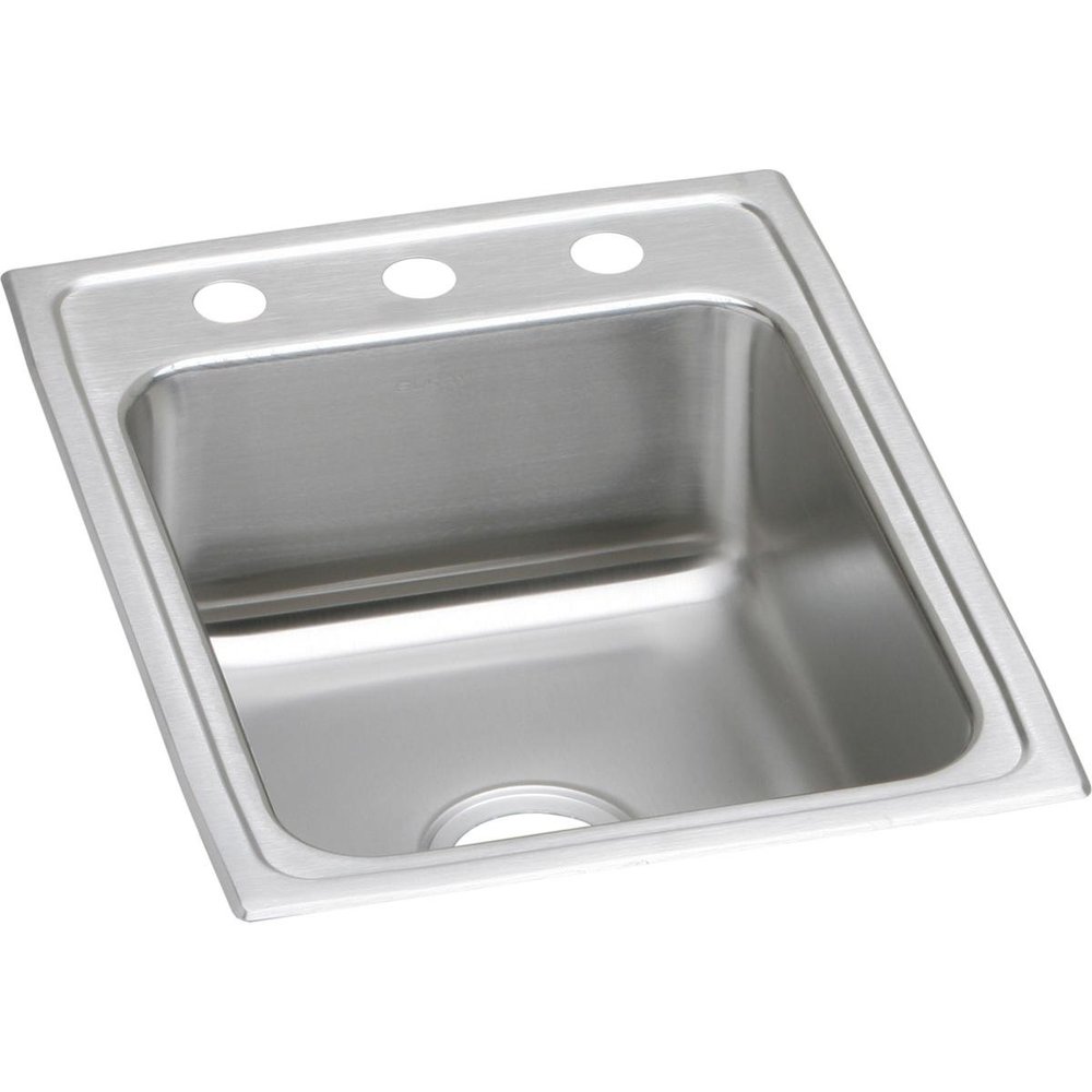 Elkay Lustertone Classic LRAD1722653 Single Bowl Drop-In Stainless Steel ADA Sink