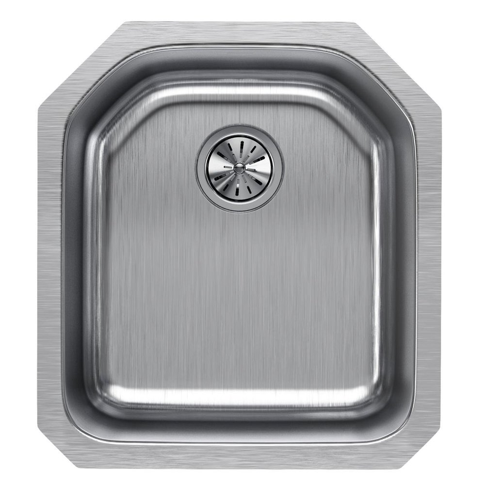 Elkay ELUH1618 Lustertone Single Bowl Undermount Stainless Steel Sink