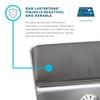 Elkay ELUH1618 Lustertone Single Bowl Undermount Stainless Steel Sink view 4