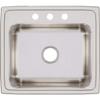 Elkay Lustertone DLR2219103 Single Bowl Top Mount Stainless Steel Sink view 1