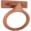 LDR Industries 165 9840 Rustic Oak Towel Ring, No Size view 1