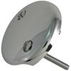 Plumb Pak PP826-11 PP826-11 Plumbpak Two Hole Tub Overflow Face Plate With Screws, Polished Chrome Finish view 2
