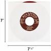 (100) Archival Quality Acid-Free Heavyweight Paper Inner Sleeves for 7" Vinyl Records #07IW view 3