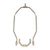 Heavy Duty Harp for Table and Floor Lamps - 10 Inches in Nickel Finish view 1