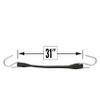 US Cargo Control 31 Inch Rubber Bungee Cords with S-Hooks (10-Pack), 47 Inch Stretch, Rubber Tarp Straps with Hooks for Flatbed Tarps, Trailers, Pickup Trucks, Tarps, Motorcycles, Canopies view 3