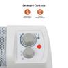 Comfort Zone Electric Baseboard Space Heater with Adjustable Thermostat, Dent-Proof End Panels, Overheat Protection, Tip-Over Switch, & Stay-Cool Body, Ideal for Home, Bedroom, & Office, 1,500W, CZ600 view 2