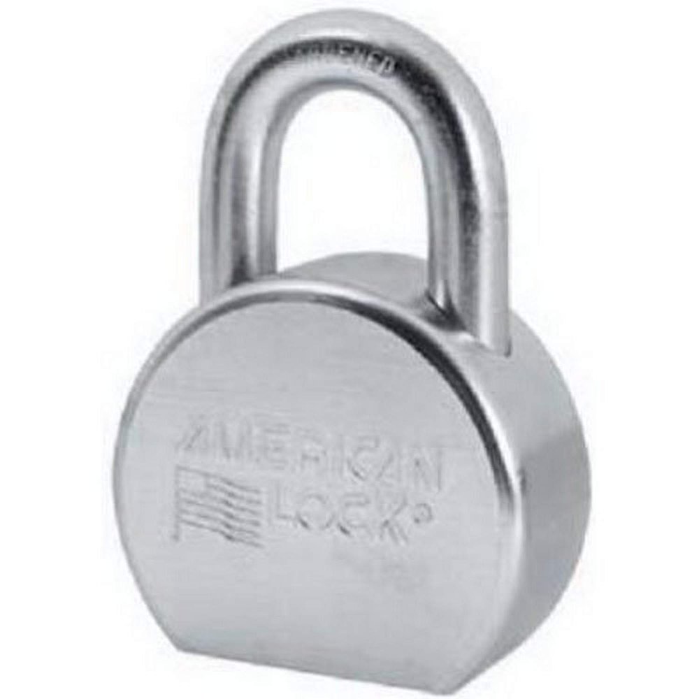 MASTERLOCK A702KA35852 Lock Round, Solid Steel, 2-1/2"